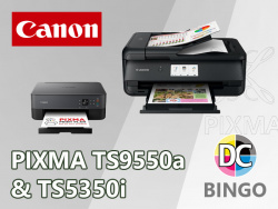 Im Juni 2024: Zu gewinnen gibt es zwei Pixma-Drucker von Canon - den TS9550a mit A3-Einzug sowie den TS5350i, der sich auch mit dem "PIXMA Print Plan" nutzen lässt.