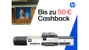 Bis zu 50 Euro zurück für den Kauf eines ausgewählten HP-Tintendruckers